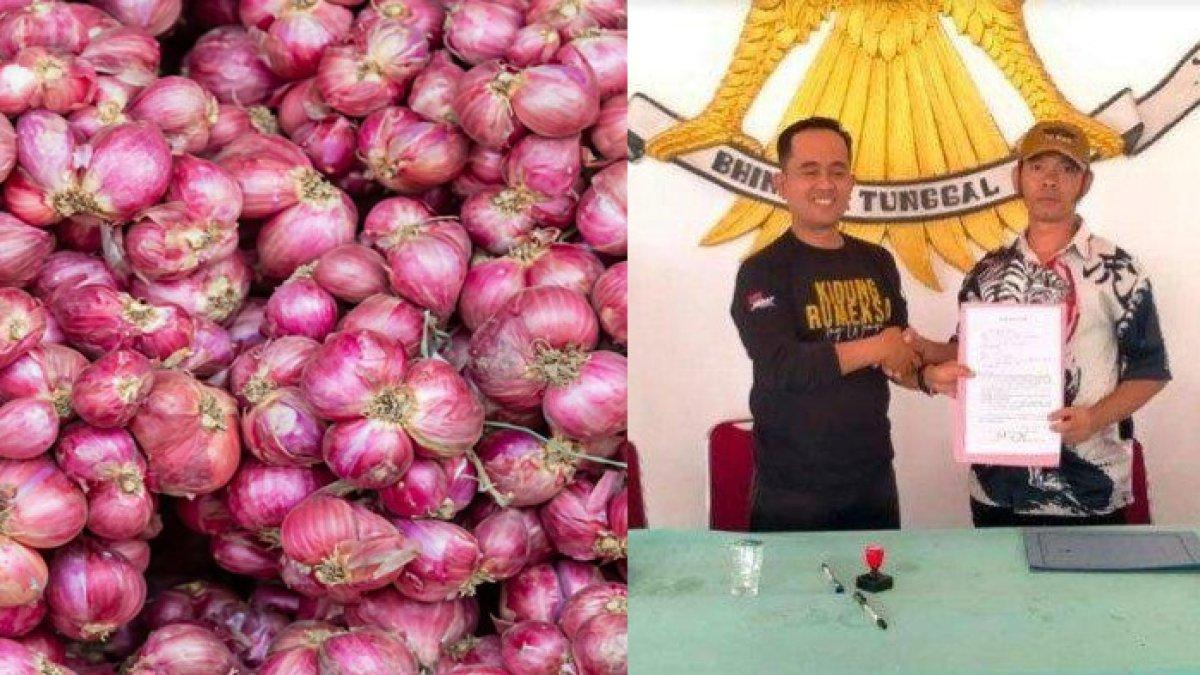 Suyanto ikhlas bawang merahnya dijarah warga saat kirab, minta rezeki dimudahkan