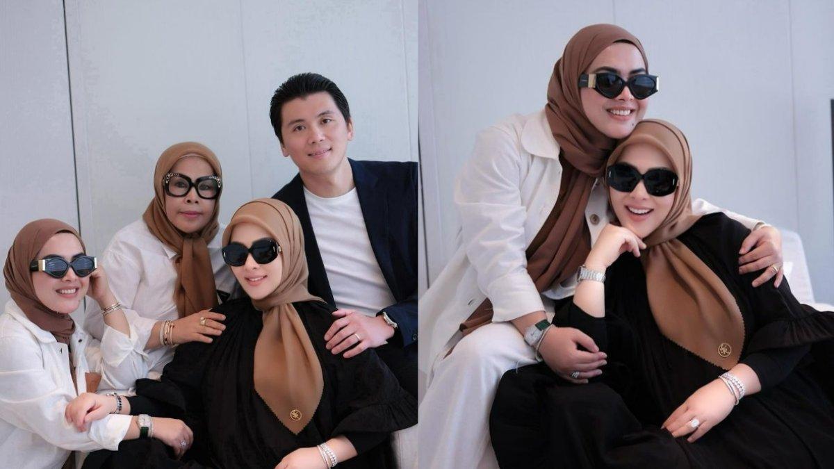 Syahrini bersama adiknya, Aisyahrani
