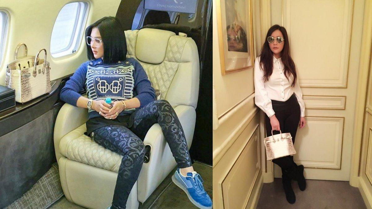 Syahrini dan Maia Estianty menenteng Hermes Birkin, tas termahal di dunia