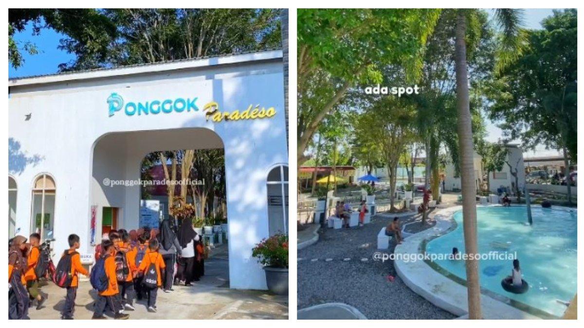 TEMPAT MAKAN KLATEN - Ponggok Paradeso, resto sekaligus kolam renang di Klaten yang cocok untuk keluarga dan anak-anak.