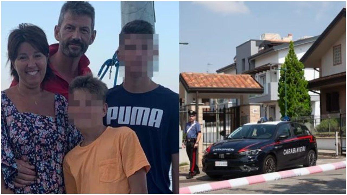 TKP pembunuhan keluarga Dugnano, di Kota Milan, Italia.