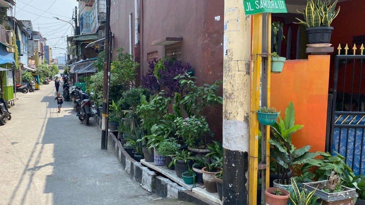 TKP tewasnya pria bernama Angga Saputra usai dibacok oleh Bella Renaldi