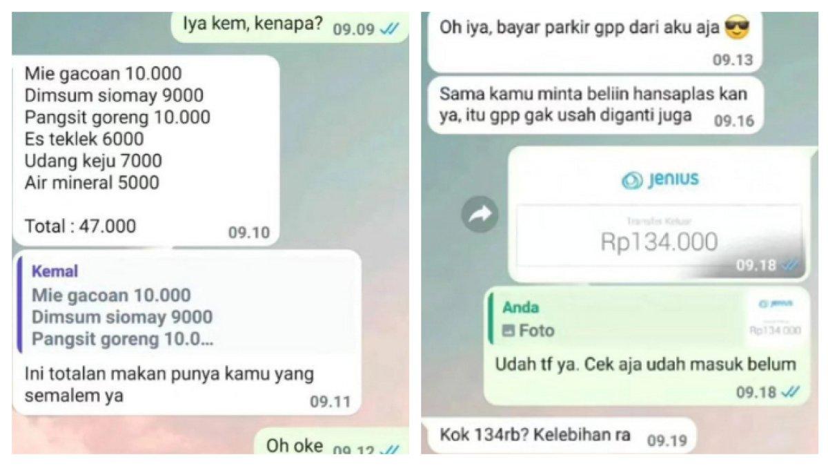 Curhatan wanita yang ditagih makan setelah ngedate