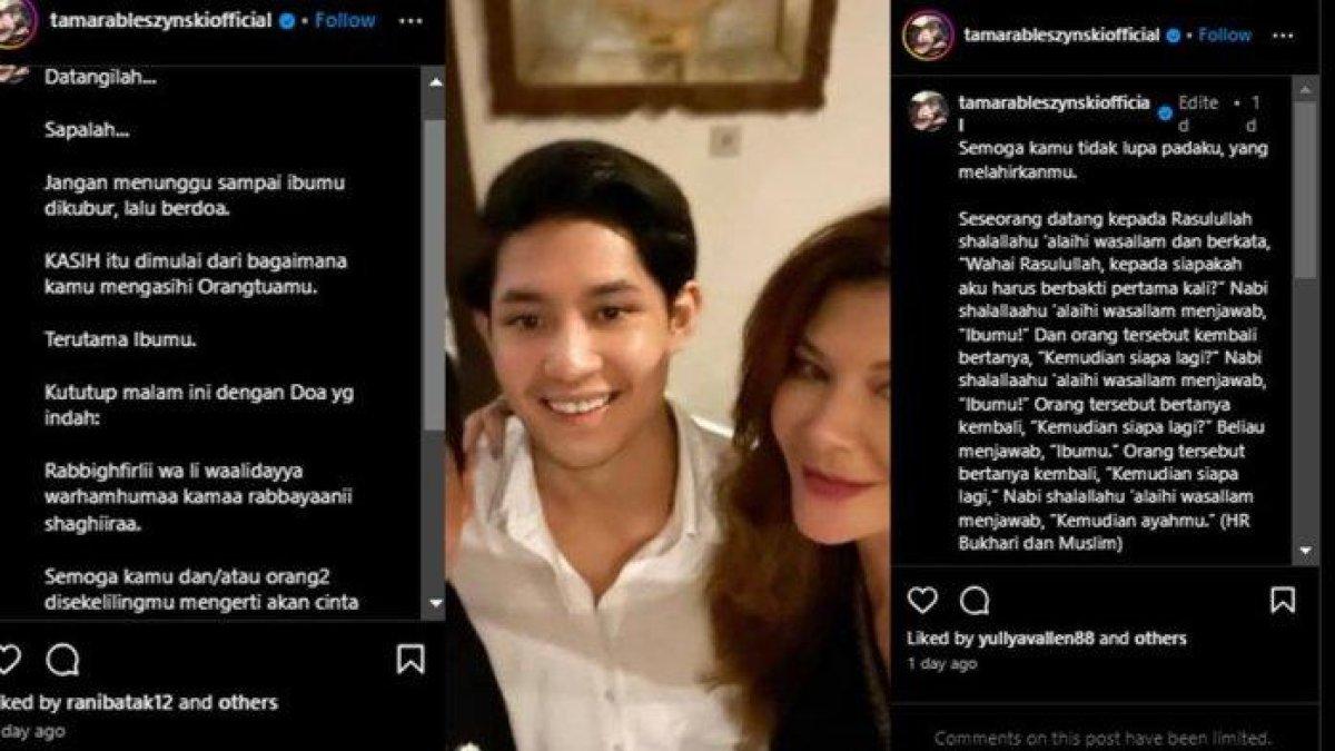 Tamara Bleszynski berpesan kepada Rassya agar tidak melupakan wanita yang telah melahirkan dan memberikan kasih sayang.