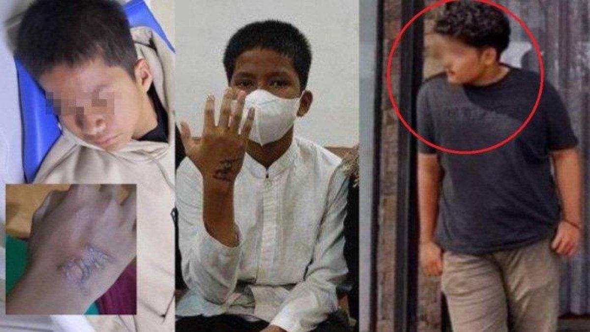 Tampang pelaku yang bully siswa MAN 1 Medan Muhammad Habib