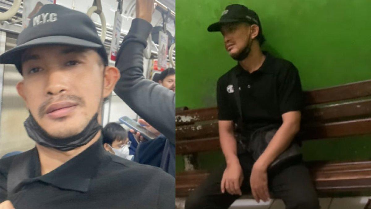 Tampang pria mesum di KRL yang dilabrak seorang cewek