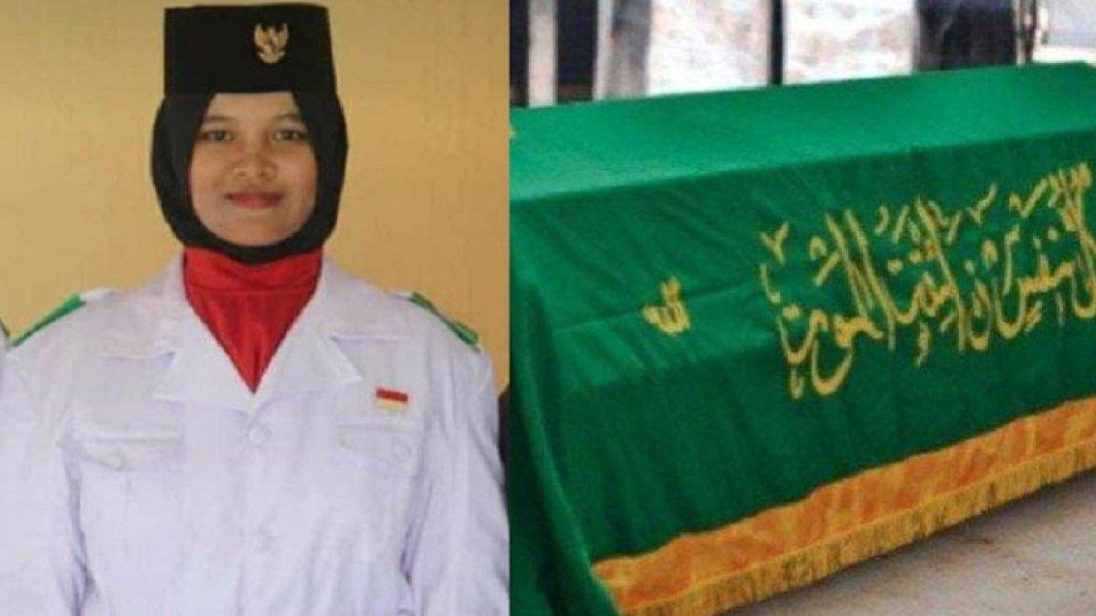 Tang Aulia Delfi Paskibra Kabupaten Gunung Kidul meninggal seminggu sebelum bertugas