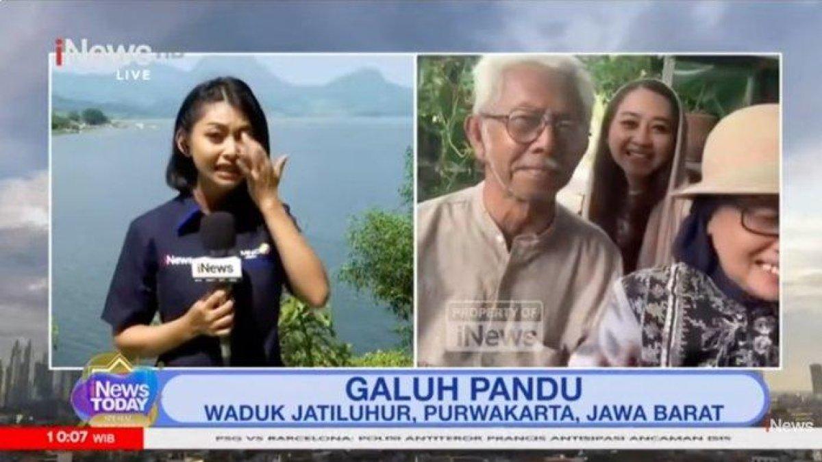 Tangisan Pecah Reporter Liputan Lebaran Dapat Kejutan Telepon Ibu