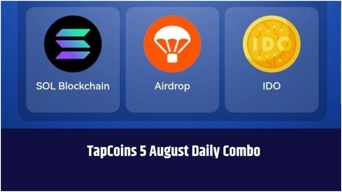 TapCoin combo harian 5 Agustus 2024.