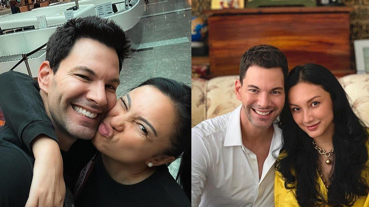 Tata Cahyani dan kekasih bulenya, Bobi Tonelli
