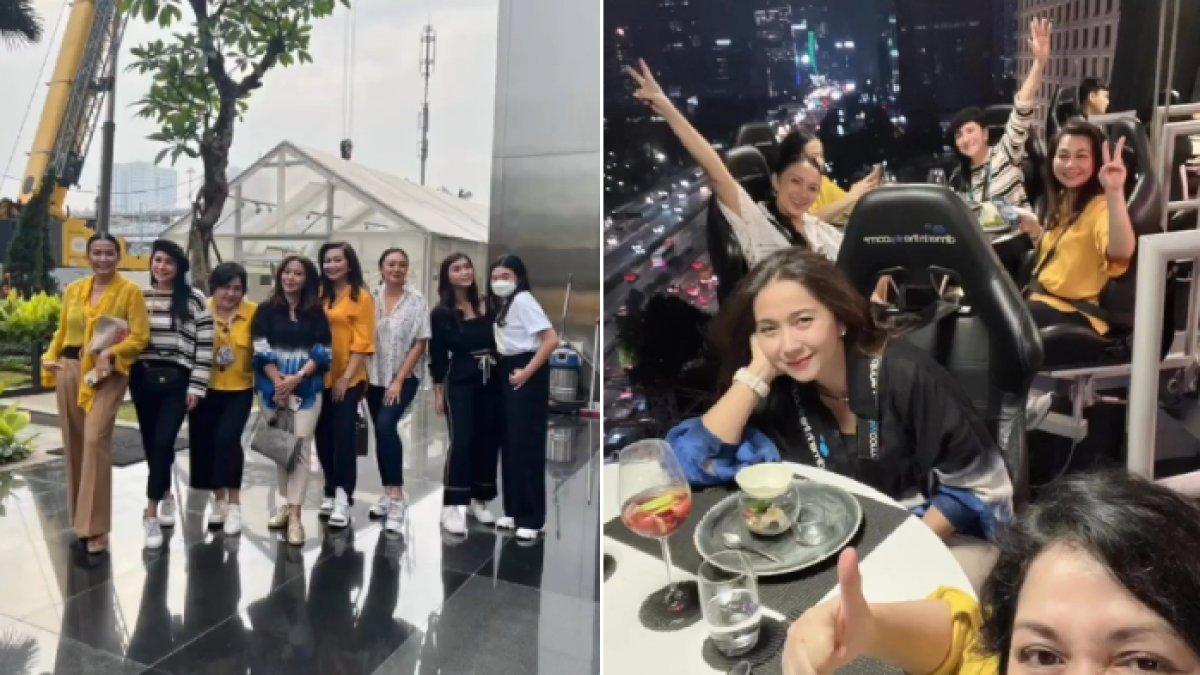 Tata Cahyani makan di resto Darma Mangkuluhur, mantan menantu Soeharto ajak geng sosialita