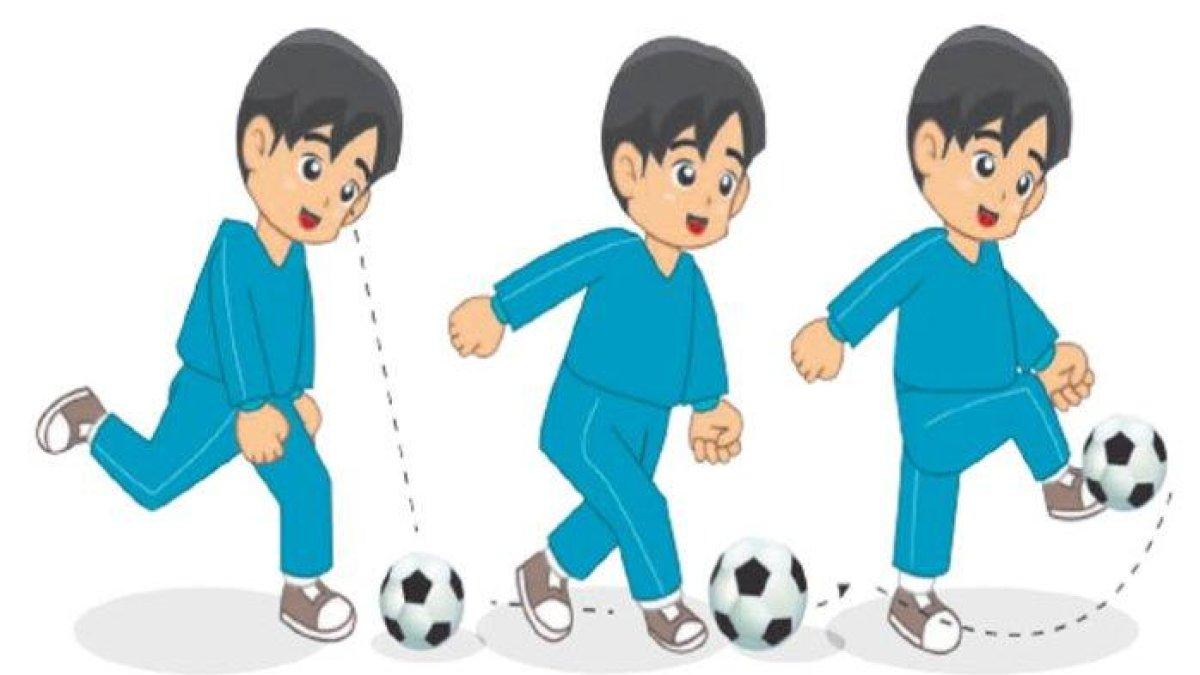 Teknik dasar dalam permainan sepak bola dalam pelajaran PJOK Kelas 7