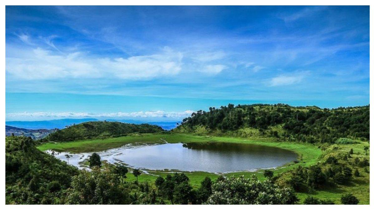 TEMPAT WISATA TELAGA DRINGO - Telaga Dringo di Dataran Tinggi Dieng, Kabupaten Banjarnegara, Jawa Tengah.