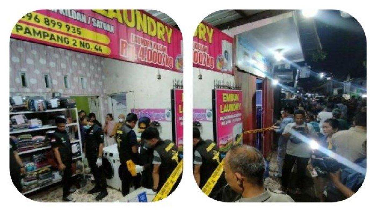 Temuan ari-ari bayi gemparkan warga Jl Pampang 2, Kecamatan Panakkukang, Makassar, Rabu (27/3/2024) malam. Garis polisi juga sudah terpasang di lokasi. Kronologi temuan ari-ari bayi terbungkus kain hijau dan sarung di tempat laundry hebohkan warga Makassar, awalnya saksi cium ada bau amis.