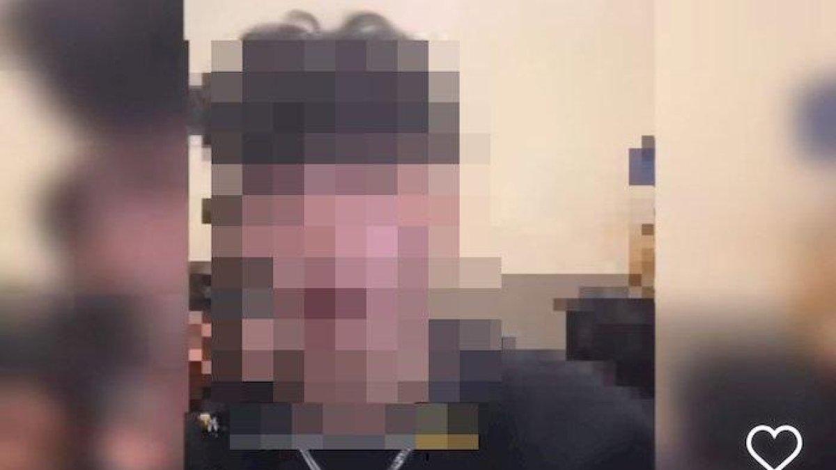 Terduga pelaku perundungan saat live di media sosial TikTok.