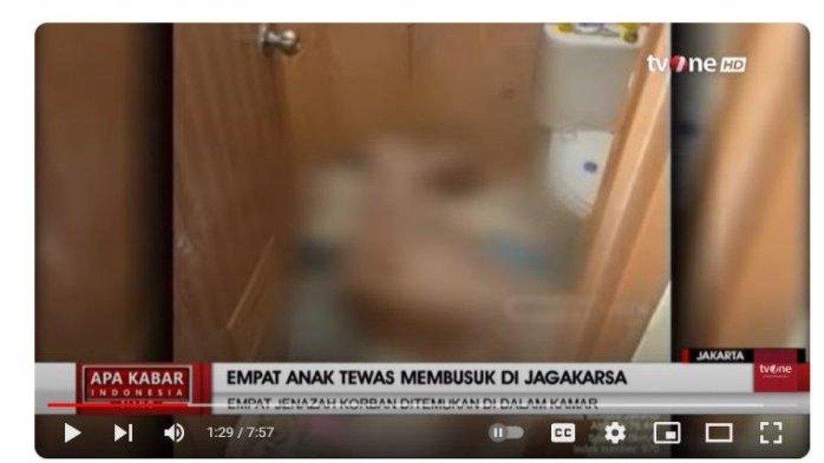 Terkuak dalih seorang ayah bernama Panca Darmansyah (40) di Jagakarsa, Jakarta Selatan saat tetangga kontrakan menanyakan keberadaan empat anaknya.