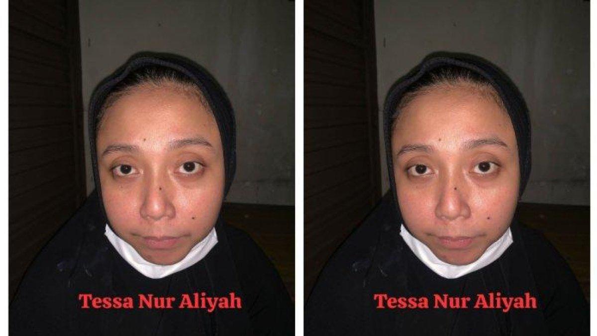 PENIPUAN BUKTI TRANSFER - Tessa Nur Aliyah (31), pelaku penipuan bermodus bukti transfer palsu di Pondok Indah Mall (PIM) 2, Kebayoran Lama, Jakarta Selatan.