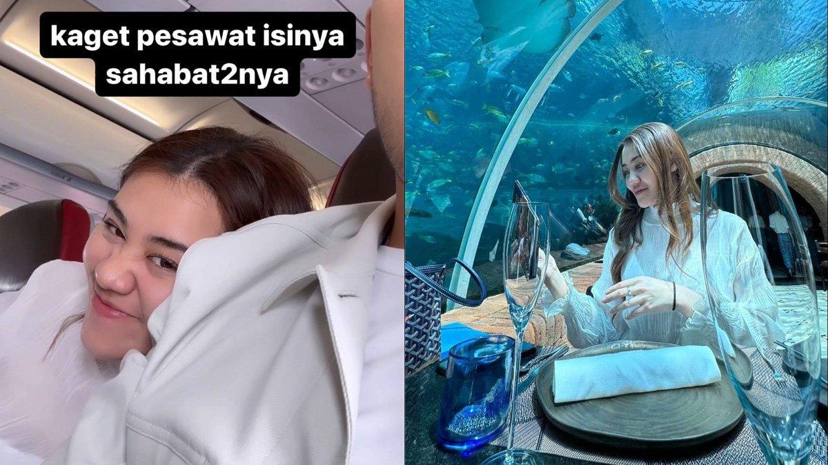 Thariq Halilintar beri kejutan ulang tahun untuk Aaliyah Massaid.
