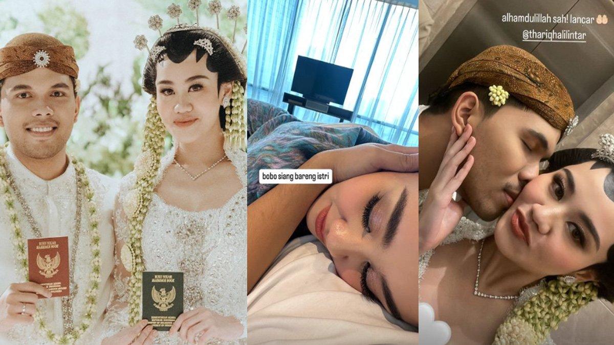 Thariq Halilintar pamer momen bucin dengan Aaliyah Massaid setelah menikah a