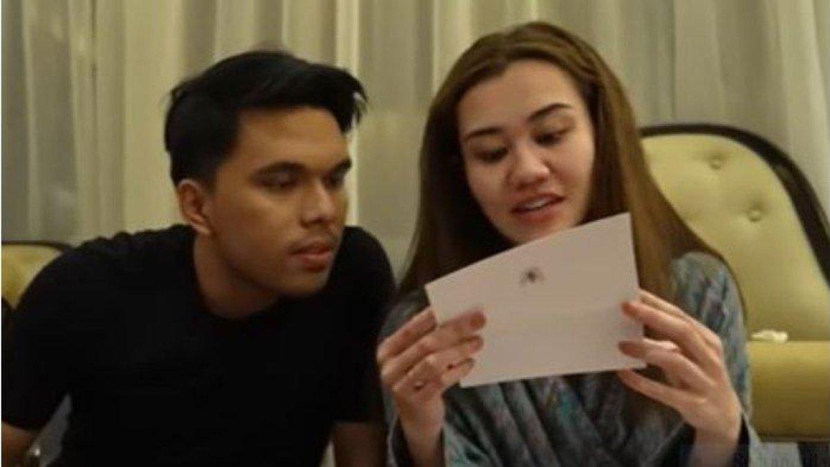 Thariq dan Aaliyah laporkan akun penyebar fitnah.