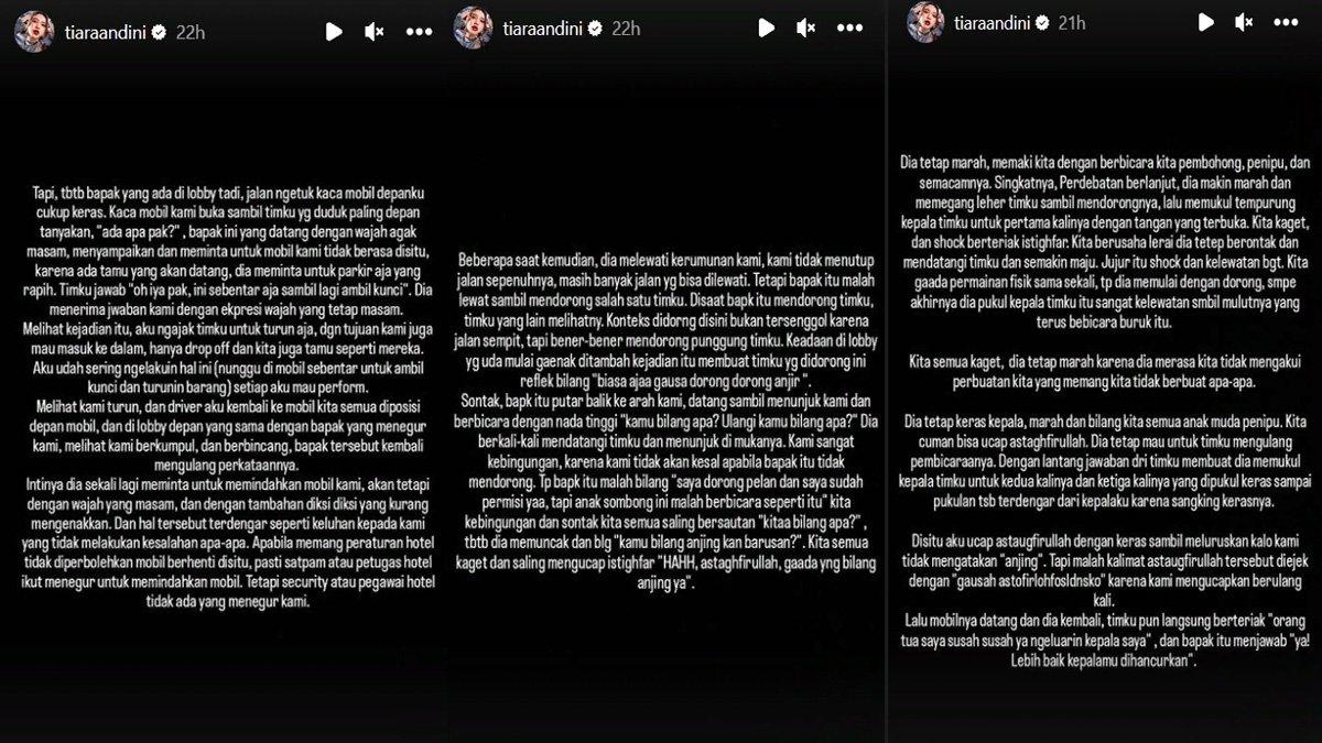 Tiara Andini curhat alami kejadian kurang menyenangkan di awal tahun 2024 ini.