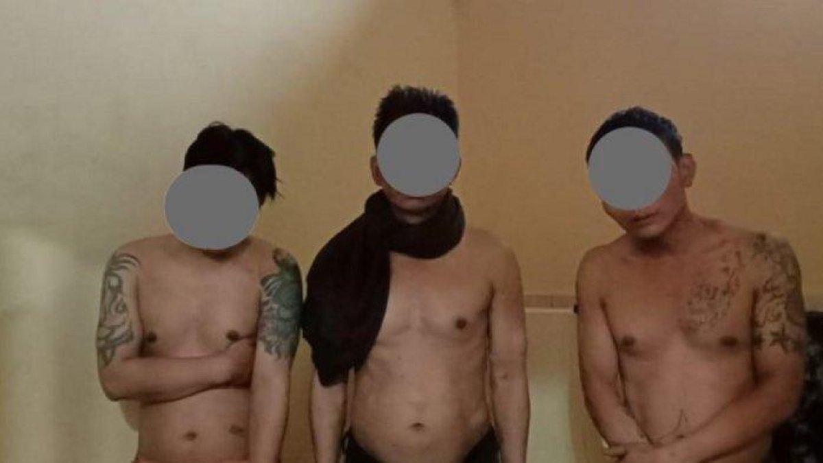 Tiga perampok yang diamankan Polsek Ciomas, Sabtu (3/2/2024). ()
