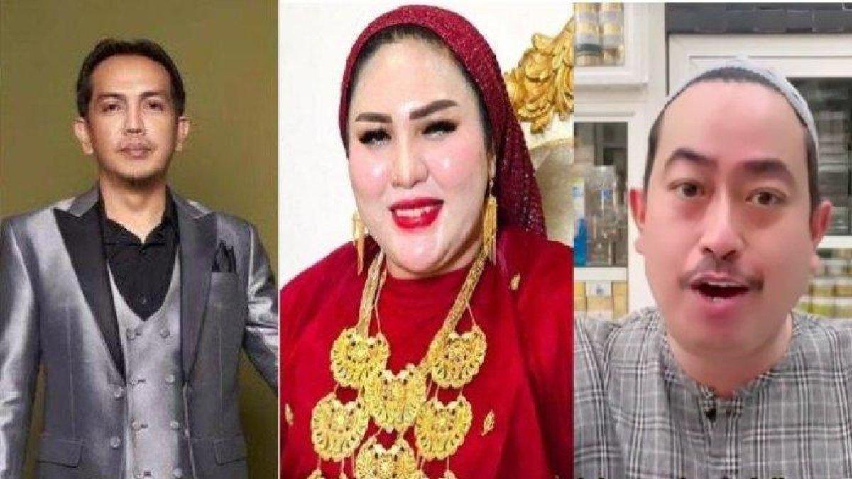 Tiga sosok tersangka kasus skincare ilegal yang baru saja ditahan, Mira Hayati, suami Fenny Frans Mustadir Dg Sila, dan Agus Salim.