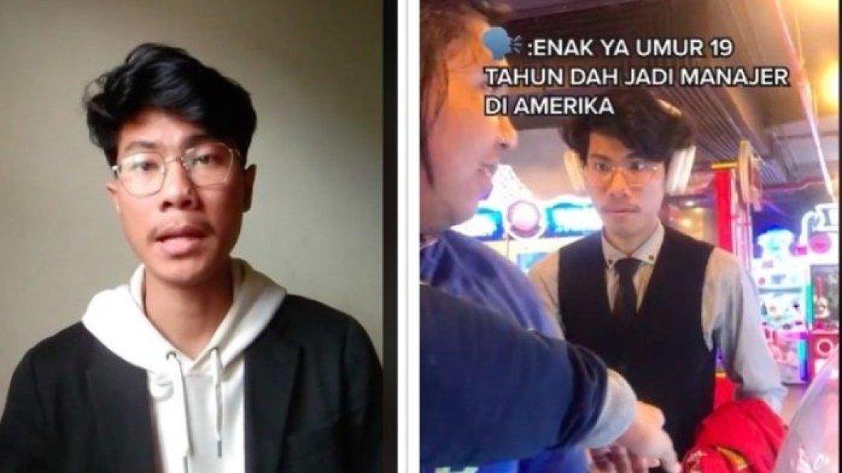 Tiktoker Luker Feller Viral, Ngaku Jadi Manajer di Amerika Bergaji Rp 50 Juta Per Bulan di Umur 19 Tahun