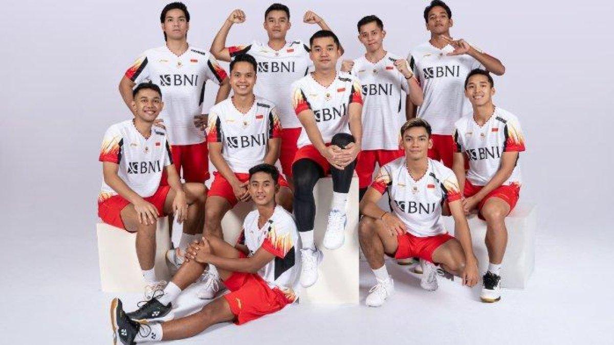Tim Thomas Cup 2024 Indonesia mendapatkan jersey baru. Indonesia kandidat juara.