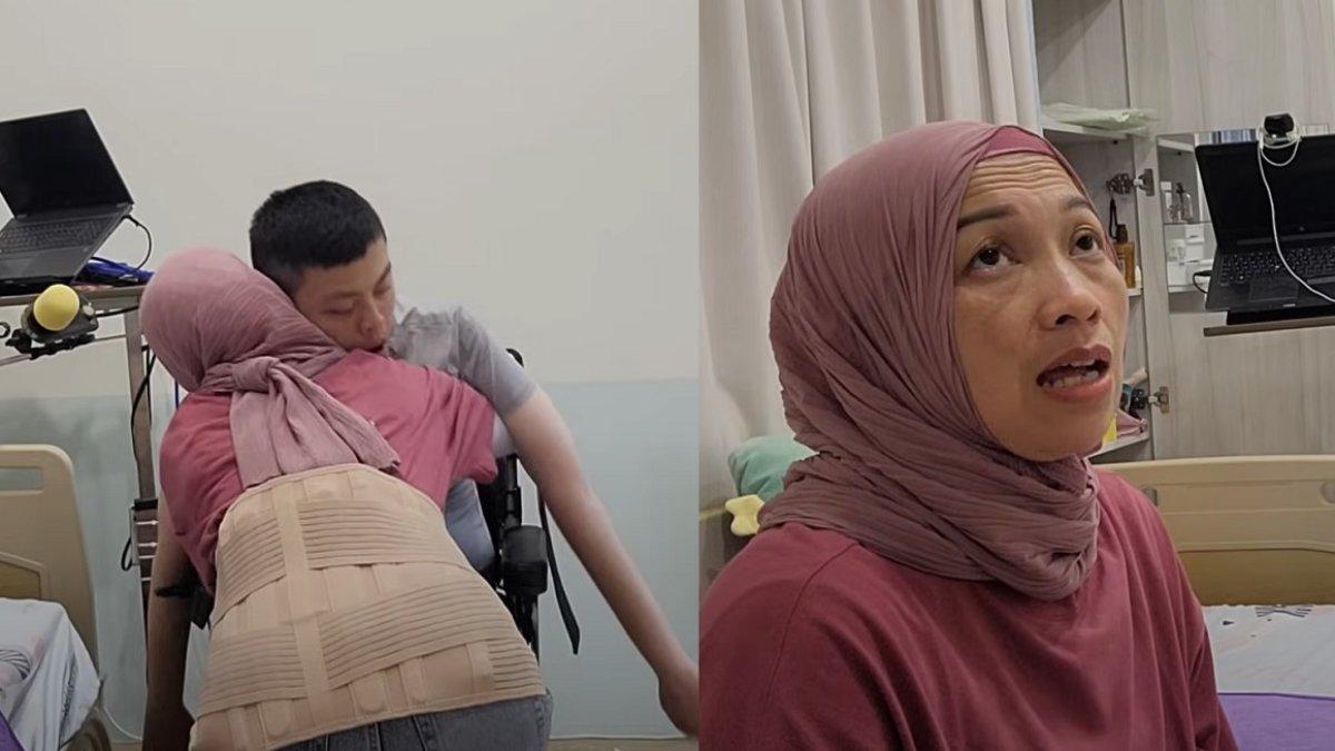 Titi Tilah memperlihatkan momen merawat majikannya