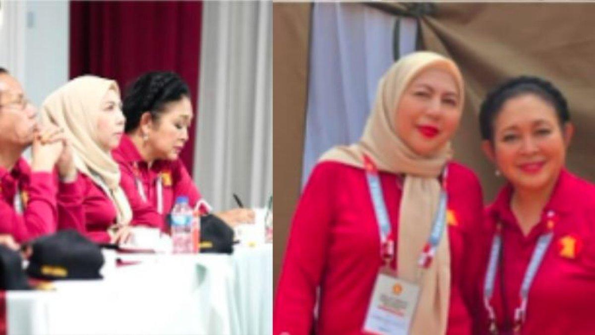 Titiek Soeharto Berseragam Militer Ikut Diklat DPR RI Partai Gerindra, Foto Bareng Prabowo