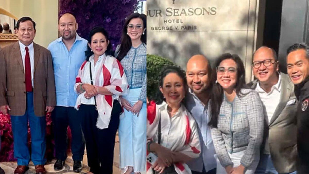 Titiek Soeharto Dukung Timnas di Olimpiade Paris 2024 ditemani Prabowo dan Didit Hediprasetyo