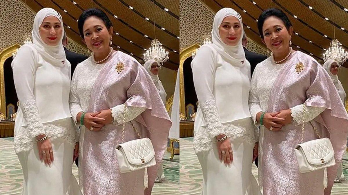 Titiek Soeharto pakai Chanel Tweed Classic Flap Bag