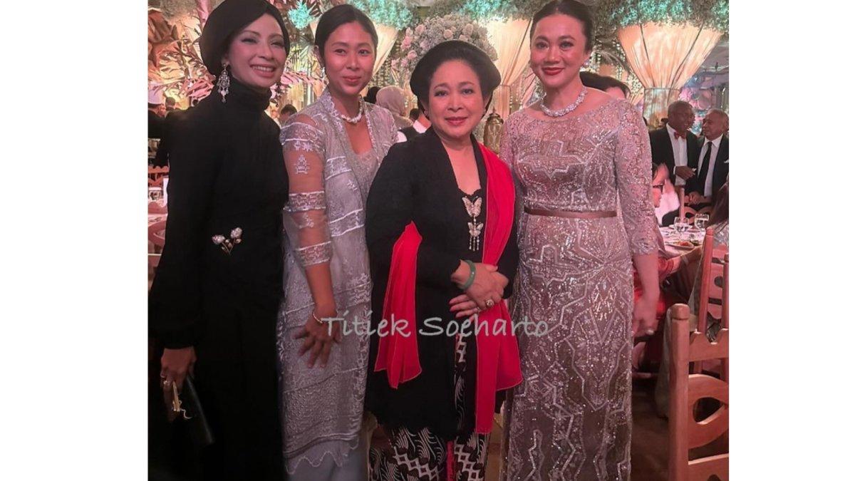Titiek Soeharto pamer momen kondangan.