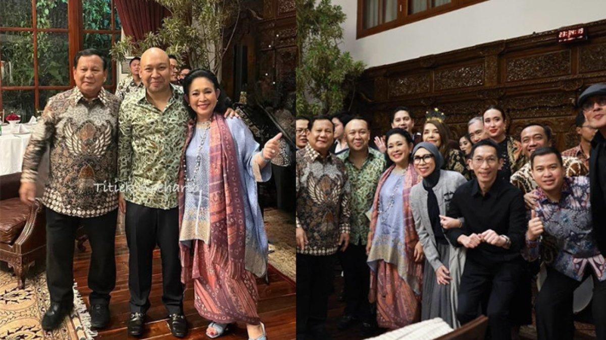 Titiek Soeharto rayakan Tahun Baru 2025 bareng Prabowo dan Didit Hediprasetyo