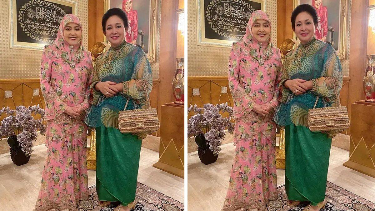 Titiek Soeharto tenteng Chanel Tweed Classic Flap Bag
