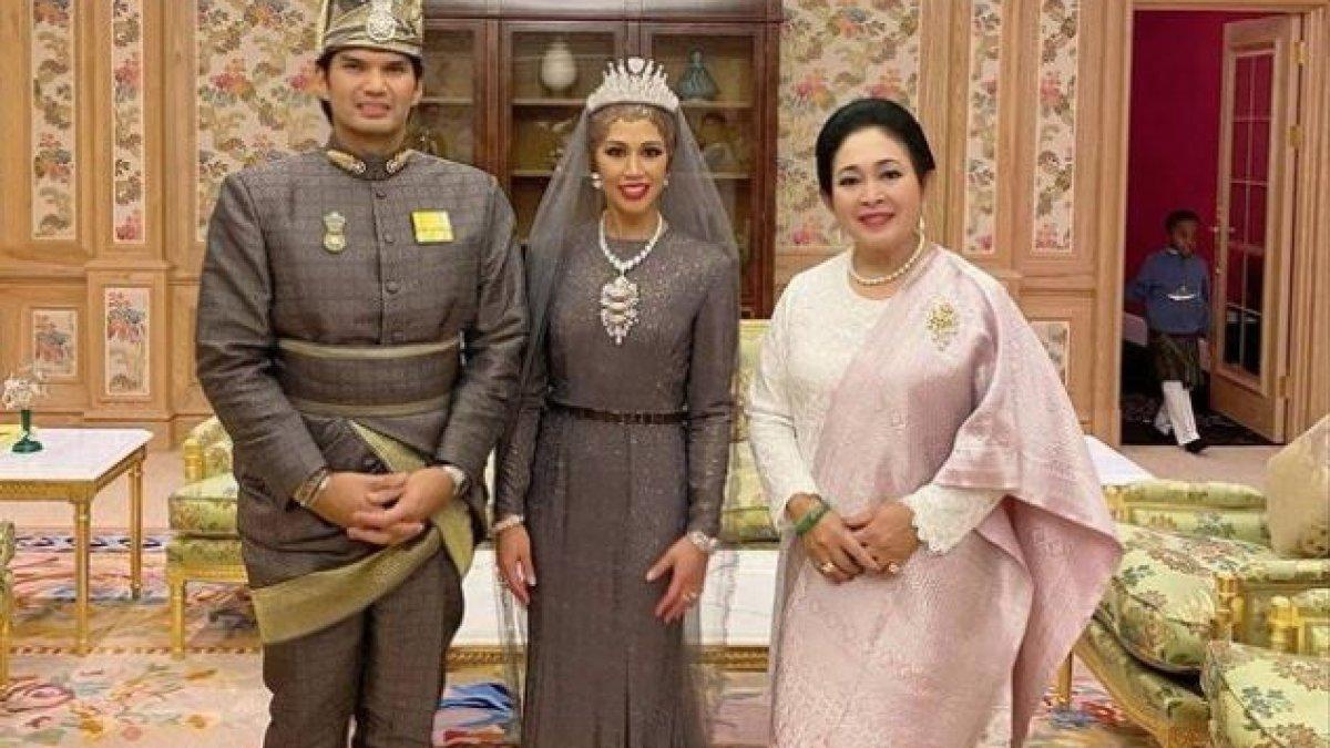 Titiek kondangan di pernikahan Puteri Azemah, putri dari Sultan Hassanal Bolkiah.