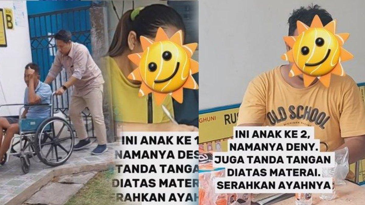 Totok dititipkan kedua anaknya ke Panti Jompo