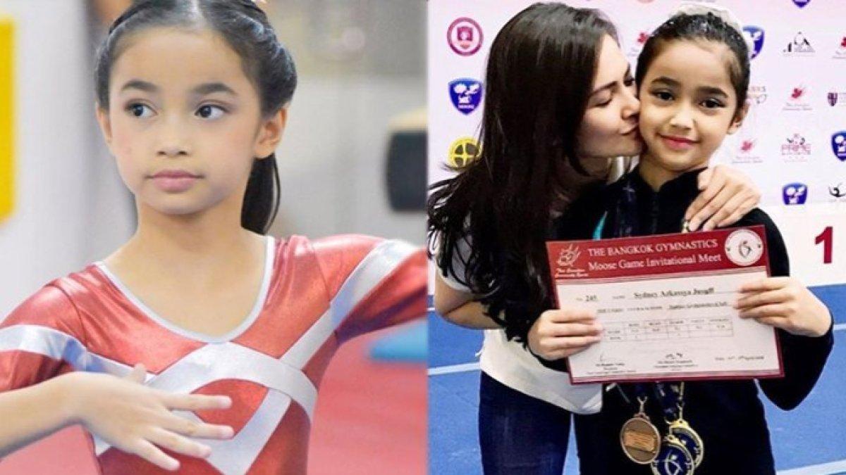 Transformasi Sydney Azkassyah Yusuf, putri dari Cut Tari yang dulunya merupakan atlet senam kini menjadi model.