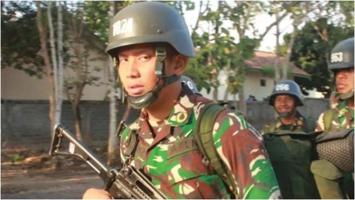 Tribrata Putra, putra Ferdy Sambo sedang latihan di Akademi Pendidikan Kepolisian.