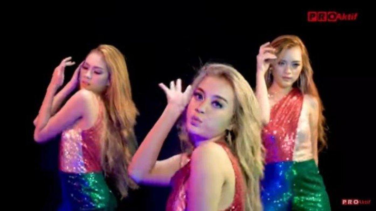 Trio Macan Formasi Baru dalam video klip lagu Anumu.