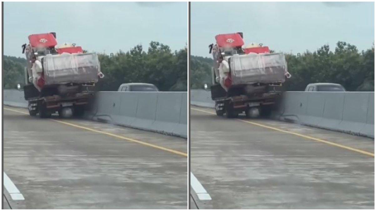 Truk tanpa sopir jalan sendiri di Tol Kalikangkung, Semarang
