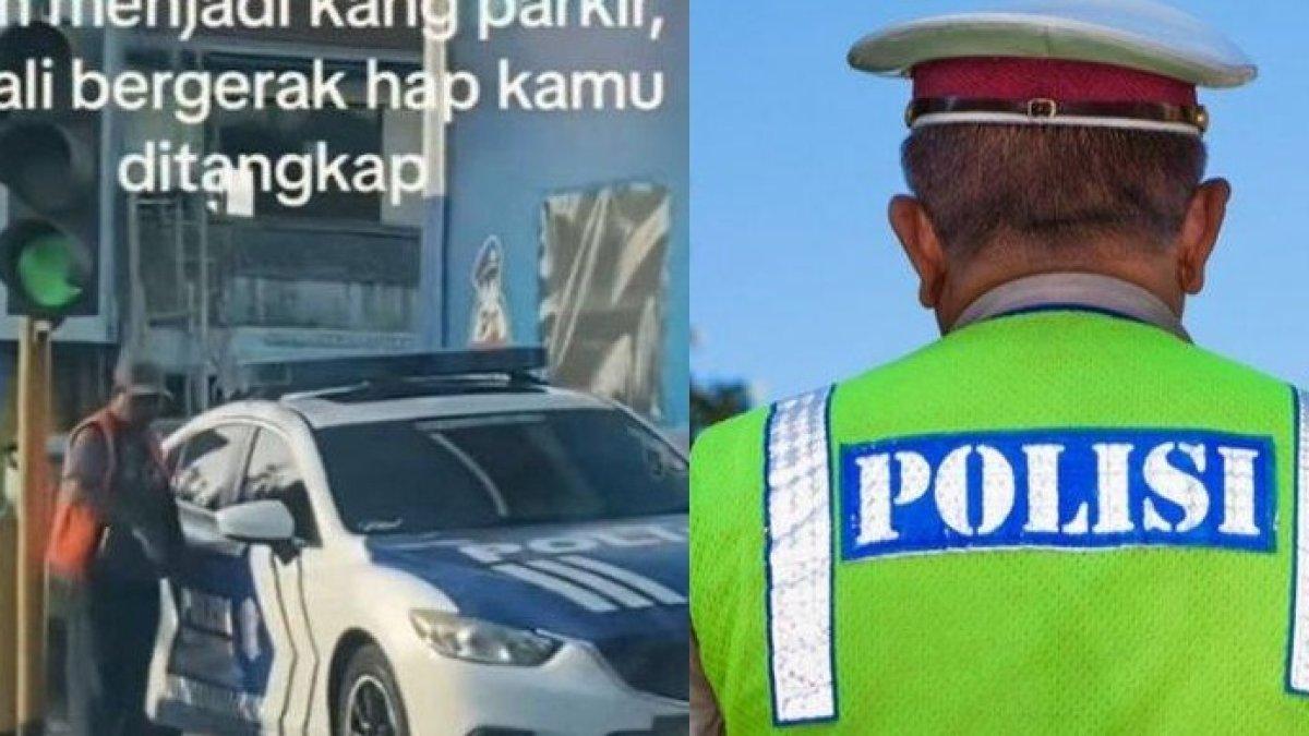 Tukang parkir dicurigai sebenarnya intel, polres Cilacap ungkap sosoknya.