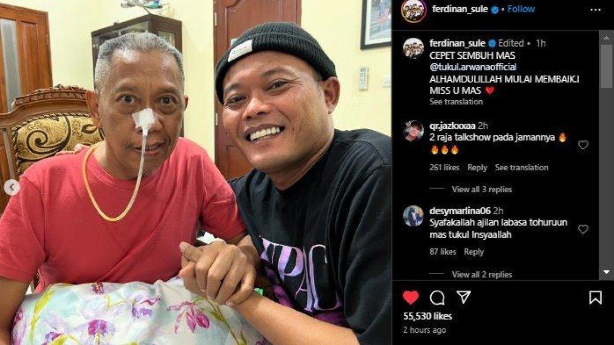 Tukul Arwana dijenguk oleh Sule