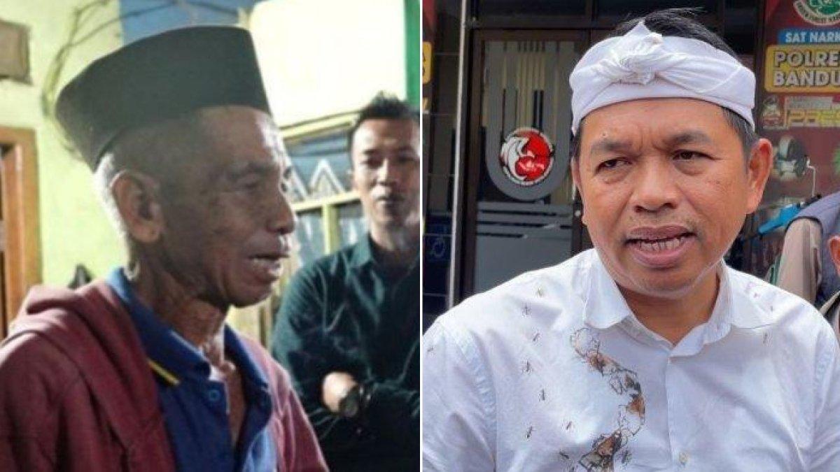 UHEN DEDI MULYADI - Bupati Subang, Reynaldy Putra Andita, menemui Uhen korban penipuan yang tinggal di Kelurahan Sukamelang, Kecamatan Subang, Selasa (27/05/2025) malam. Abah Uhen, tukang bakso yang viral tertipu modus bantuan modal dari Dedi Mulyadi gunakan uang palsu.