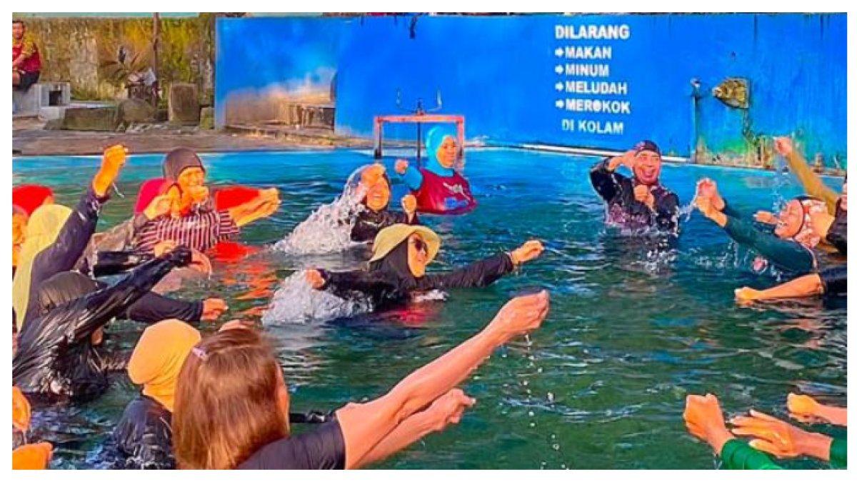 UMBUL BRINTIK KLATEN: Kolam untuk Senam Kesehatan