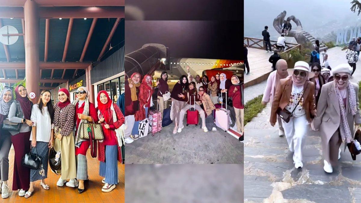 Umi Kalsum liburan bareng geng sosialita ke Vietnam