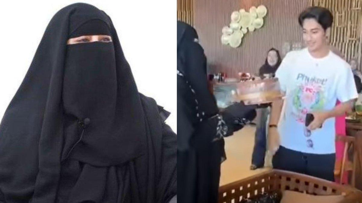 Umi Pipik dicibir perkara bawa kue ulang tahun lengkap dengan lilin saat rayakan ultah Abidzar.