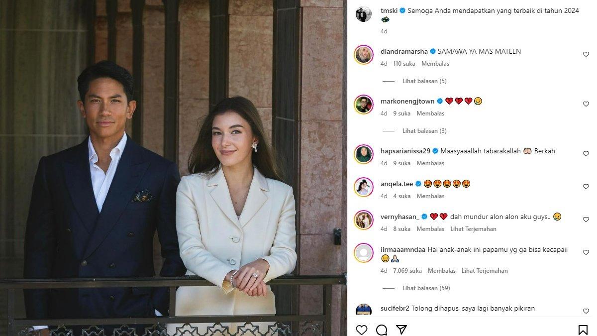 Unggahan Pangeran Abdul Mateen bersama calon istri