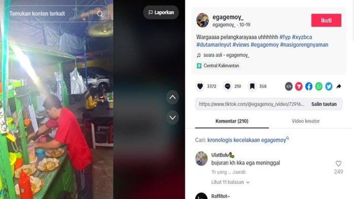 Unggahan terakhir Ega Gemoy, Selebgram yang meninggal karena kecelakaan di Sungai Ulin Banjarbaru